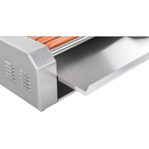 GRILL ROLKOWY Z POKRYWĄ ROLLER GRILL PODGRZEWACZ DO PARÓWEK 9 ROLEK GRILL ROLKOWY Z POKRYWĄ ROLLER GRILL PODGRZEWACZ DO PARÓWEK 9 ROLEK