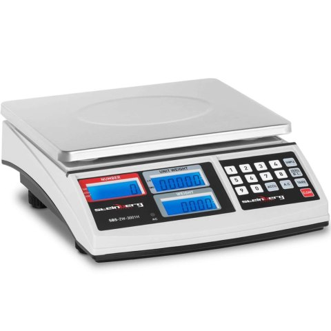 WAGA KONTROLNA ZLICZAJĄCA SZTUKI SBS-ZW-3001H LCD DO 30KG WAGA KONTROLNA ZLICZAJĄCA SZTUKI SBS-ZW-3001H LCD DO 30KG