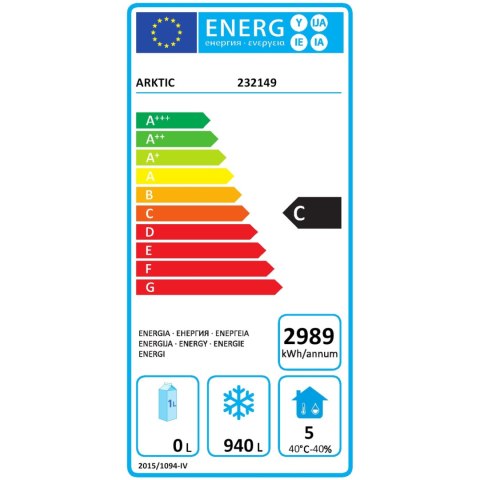 SZAFA MROŹNICZA 2-DRZWIOWA PROFI LINE 6 X GN2/1 1260L - HENDI 232149 SZAFA MROŹNICZA 2-DRZWIOWA PROFI LINE 6 X GN2/1 1260L - HENDI 232149
