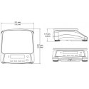 WAGA STOŁOWA PRZEMYSŁOWA KOMPAKTOWA ELEKTRONICZNA RANGER 3000 3KG / 0.1G - OHAUS R31P3