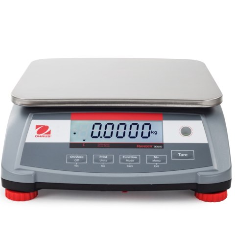 WAGA STOŁOWA PRZEMYSŁOWA PROFESJONALNA Z AKUMULATOREM RANGER 3000 15KG / 0.5G - OHAUS R31P15 WAGA STOŁOWA PRZEMYSŁOWA PROFESJONALNA Z AKUMULATOREM RANGER 3000 15KG / 0.5G - OHAUS R31P15
