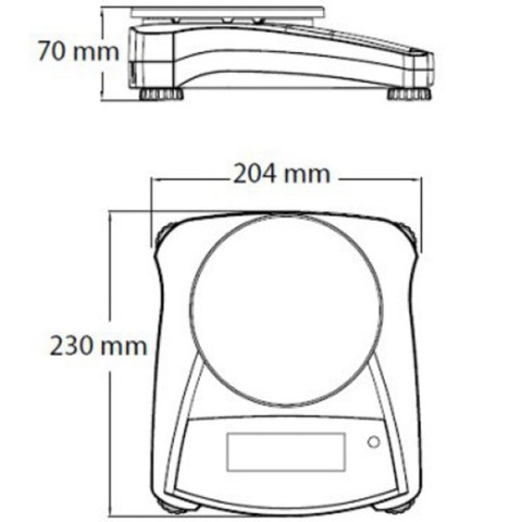 WAGA TECHNICZNA STOŁOWA PRECYZYJNA KOMPAKTOWA NAVIGATOR NV 620G / 0.01G - OHAUS NV622 WAGA TECHNICZNA STOŁOWA PRECYZYJNA KOMPAKTOWA NAVIGATOR NV 620G / 0.01G - OHAUS NV622