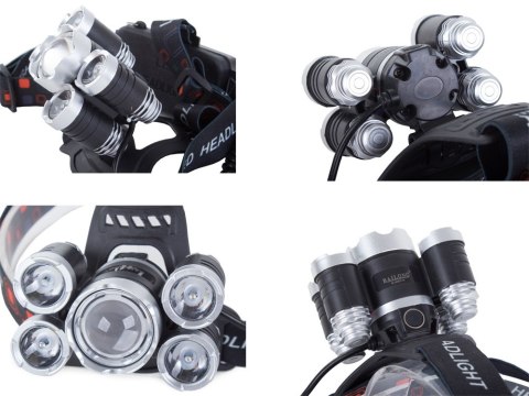 Bailong latarka czołowa led cree xm-l t6 4x xpe Bailong latarka czołowa led cree xm-l t6 4x xpe