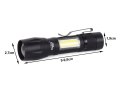 Latarka bailong klasyczna mini cree zoom xp-e cob