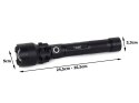 Latarka bailong taktyczna mocna led xhp50 zoom usb