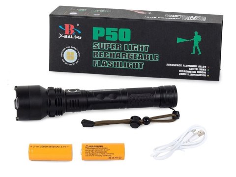 Latarka bailong taktyczna mocna led xhp50 zoom usb Latarka bailong taktyczna mocna led xhp50 zoom usb