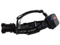 Latarka czołowa bailong led cree xhp70 powerbank