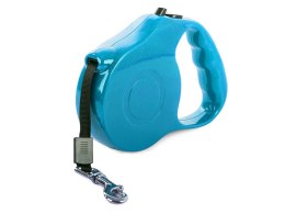 Smycz automatyczna dla psa taśma blokada 5m 15kg