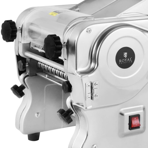 MASZYNKA KRAJALNICA DO WYROBU MAKARONU ELEKTRYCZNA ZE STALI NIERDZEWNEJ 230 V 550 W 180 MM MASZYNKA KRAJALNICA DO WYROBU MAKARONU ELEKTRYCZNA ZE STALI NIERDZEWNEJ 230 V 550 W 180 MM