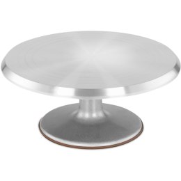 PATERA PODSTAWKA NA CIASTO TORT CIASTKA OBROTOWA ALUMINIOWA ŚR. 31 CM