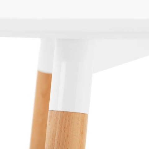 STOLIK STÓŁ SKANDYNAWSKI DO SALONU BIURA NOWOCZESNY OKRĄGŁY ŚR. 60 CM WYS. 67 CM STOLIK STÓŁ SKANDYNAWSKI DO SALONU BIURA NOWOCZESNY OKRĄGŁY ŚR. 60 CM WYS. 67 CM