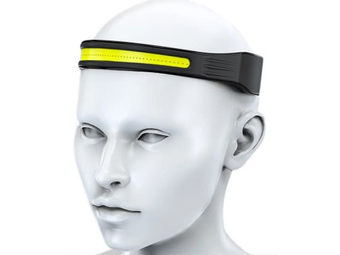 Latarka czołowa cob opaska na głowę czoło 2w1 Latarka czołowa cob opaska na głowę czoło 2w1