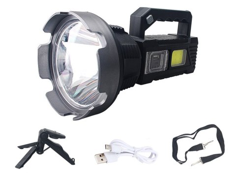 Latarka szperacz statyw dioda cree led xhp50 cob Latarka szperacz statyw dioda cree led xhp50 cob
