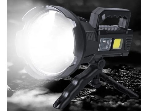 Latarka szperacz statyw dioda cree led xhp50 cob Latarka szperacz statyw dioda cree led xhp50 cob