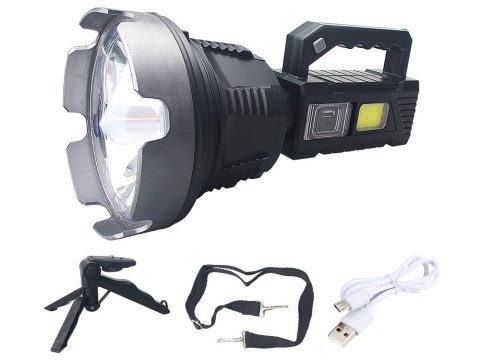 Latarka szperacz statyw dioda cree led xhp90 cob Latarka szperacz statyw dioda cree led xhp90 cob