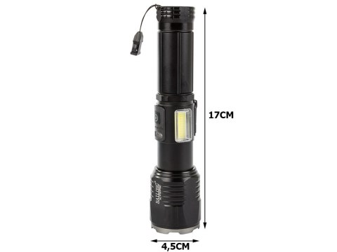 Latarka taktyczna bailong cree cob led xhp160 moc Latarka taktyczna bailong cree cob led xhp160 moc