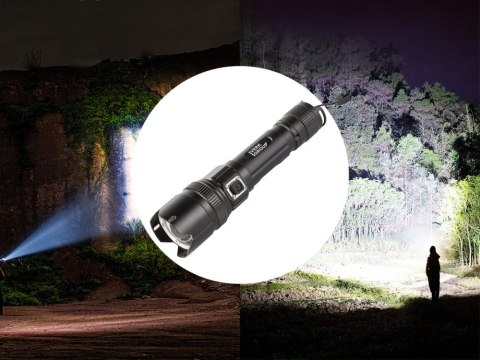 Latarka taktyczna bailong led xhp99 zoom mocna Latarka taktyczna bailong led xhp99 zoom mocna
