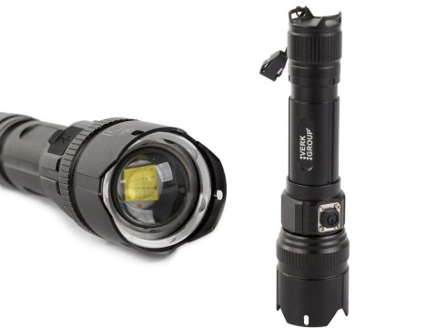 Latarka taktyczna bailong led xhp99 zoom mocna Latarka taktyczna bailong led xhp99 zoom mocna