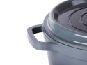 Garnek brytfanna do gotowania pieczenia non stick indukcja gaz pokrywa 4l