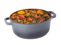 Garnek brytfanna do gotowania pieczenia non stick indukcja gaz pokrywa 4l