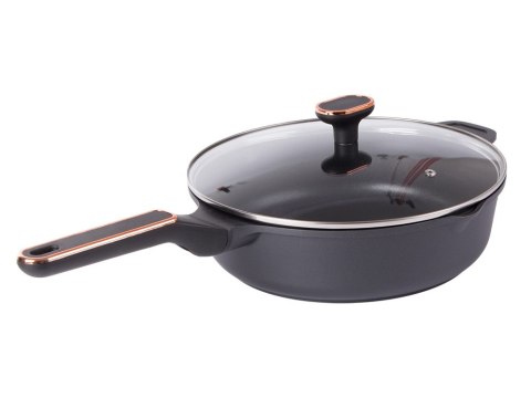 Garnek rondel głęboki z pokrywką indukcja gaz powłoka non stick 4l Garnek rondel głęboki z pokrywką indukcja gaz powłoka non stick 4l
