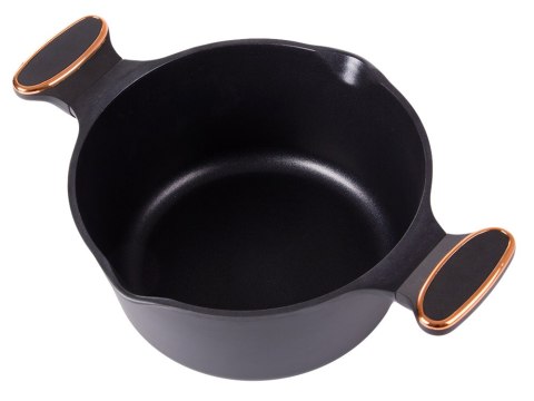 Garnek rondel głęboki z pokrywką indukcja gaz powłoka non stick 5l Garnek rondel głęboki z pokrywką indukcja gaz powłoka non stick 5l
