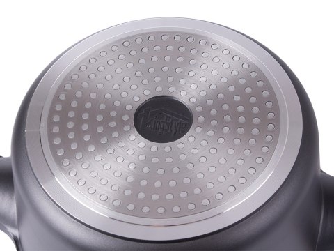 Garnek rondel głęboki z pokrywką indukcja gaz powłoka non stick 5l Garnek rondel głęboki z pokrywką indukcja gaz powłoka non stick 5l