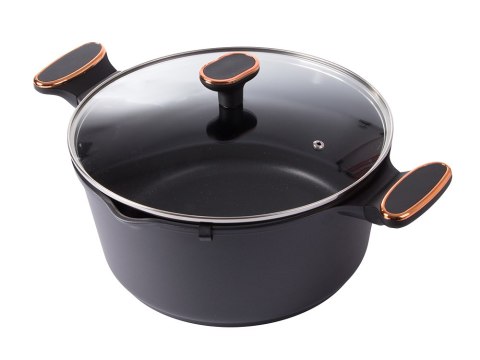 Garnek rondel głęboki z pokrywką indukcja gaz powłoka non stick 7l Garnek rondel głęboki z pokrywką indukcja gaz powłoka non stick 7l