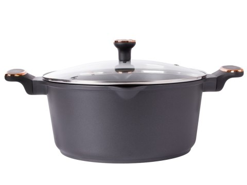 Garnek rondel głęboki z pokrywką indukcja gaz powłoka non stick 7l Garnek rondel głęboki z pokrywką indukcja gaz powłoka non stick 7l