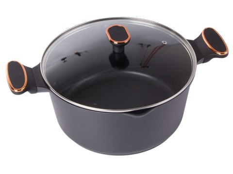 Garnek rondel głęboki z pokrywką indukcja gaz powłoka non stick 7l Garnek rondel głęboki z pokrywką indukcja gaz powłoka non stick 7l