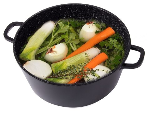 Garnek z aromatyzerem na przyprawy na indukcję gaz do pieczenia duży 6l Garnek z aromatyzerem na przyprawy na indukcję gaz do pieczenia duży 6l