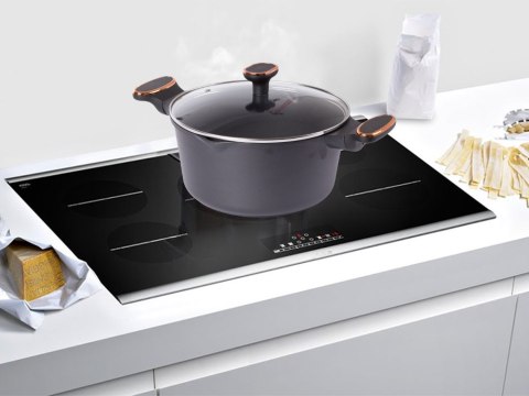 Komplet garnków rondli patelni indukcja gaz non stick premium 8 elementów Komplet garnków rondli patelni indukcja gaz non stick premium 8 elementów