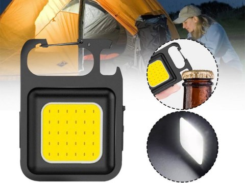 Lampka brelok led cob magnes latarka usb otwieracz Lampka brelok led cob magnes latarka usb otwieracz