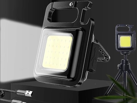 Lampka brelok led cob magnes latarka usb otwieracz Lampka brelok led cob magnes latarka usb otwieracz
