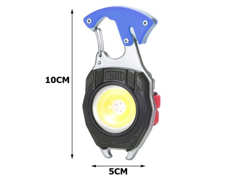 Lampka led cob brelok otwieracz magnes latarka 8w1 Lampka led cob brelok otwieracz magnes latarka 8w1