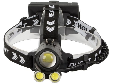 Latarka czołowa bailong led xhp160 powerbank zoom Latarka czołowa bailong led xhp160 powerbank zoom
