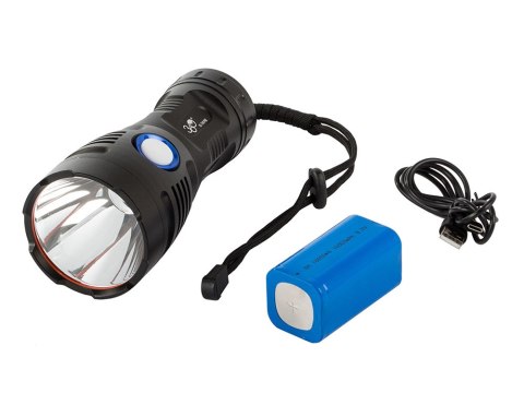 Latarka taktyczna bailong cree cob led xhp90 mocna Latarka taktyczna bailong cree cob led xhp90 mocna