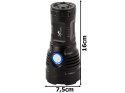 Latarka taktyczna bailong cree cob led xhp90 mocna