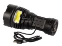 Latarka taktyczna bailong cree cob led xhp90 mocna