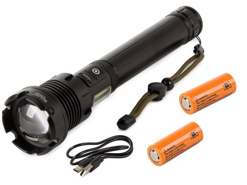 Latarka taktyczna bailong led xhp160 cob mocna Latarka taktyczna bailong led xhp160 cob mocna