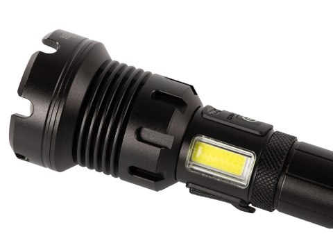 Latarka taktyczna bailong led xhp160 cob mocna Latarka taktyczna bailong led xhp160 cob mocna
