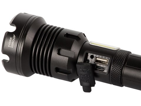 Latarka taktyczna bailong led xhp160 cob mocna Latarka taktyczna bailong led xhp160 cob mocna