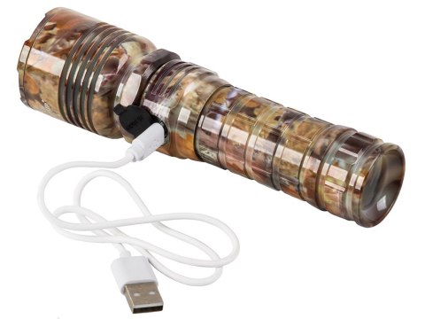 Latarka taktyczna bailong zoom cree led xhp160 usb Latarka taktyczna bailong zoom cree led xhp160 usb