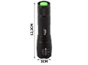 Latarka taktyczna bailong zoom cree led t6 q3 uv