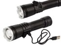 Latarka taktyczna wojskowa bailong led xhp160 zoom