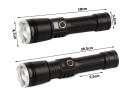 Latarka taktyczna wojskowa bailong led xhp160 zoom
