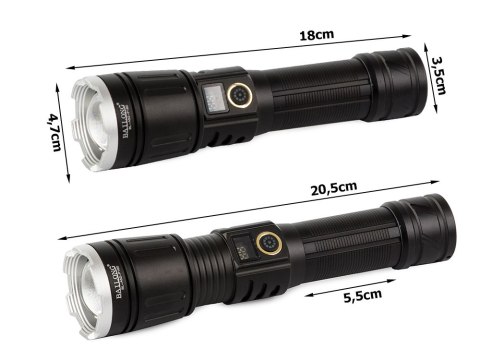 Latarka taktyczna wojskowa bailong led xhp160 zoom Latarka taktyczna wojskowa bailong led xhp160 zoom