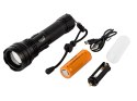 Latarka taktyczna wojskowa bailong zoom led xhp160
