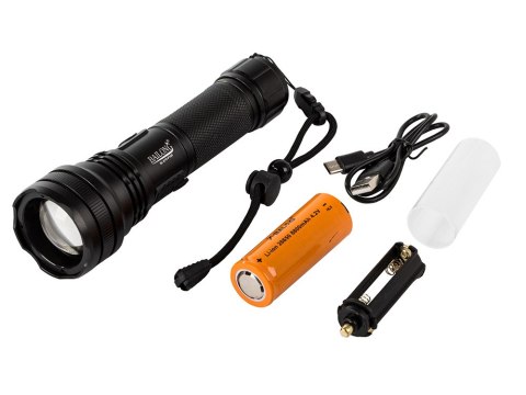 Latarka taktyczna wojskowa bailong zoom led xhp160 Latarka taktyczna wojskowa bailong zoom led xhp160
