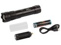 Latarka taktyczna wojskowa zoom coba xhp50 usb